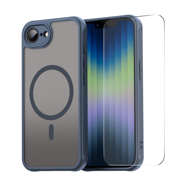 For iPhone 16e ENKAY Hat-Prince MagSafe Matte Translucent Shockproof Phone Case with Large Arc Edge Film(Blue)
For iPhone 16e ENKAY Hat-Prince MagSafe Matte Translucent Shockproof Phone Case with Large Arc Edge Film(Blue)