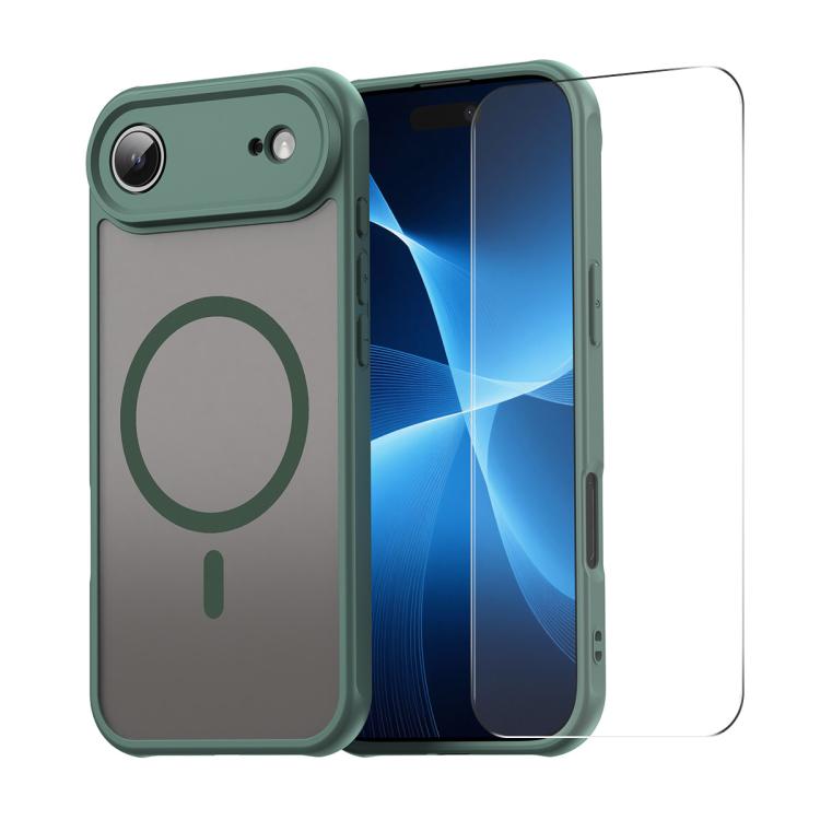 For iPhone Air ENKAY Hat-Prince MagSafe Matte Translucent Shockproof Phone Case with Large Arc Edge Film(Green)
For iPhone Air ENKAY Hat-Prince MagSafe Matte Translucent Shockproof Phone Case with Large Arc Edge Film(Green)