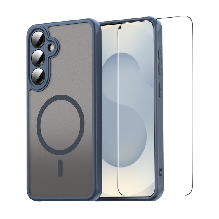 For Galaxy S25+ / S24+ 5G ENKAY Hat-Prince MagSafe Matte Translucent Shockproof Phone Case with 0.18mm High Aluminum-silicon Glass Film(Blue)
For Galaxy S25+ / S24+ 5G ENKAY Hat-Prince MagSafe Matte Translucent Shockproof Phone Case with 0.18mm High Aluminum-silicon Glass Film(Blue)