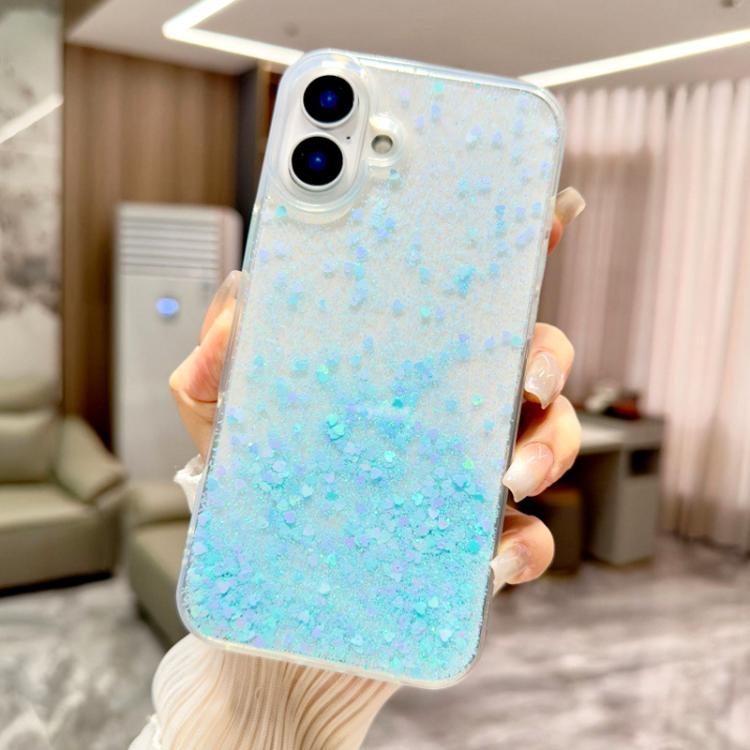 For iPhone 16 Sequins Glitter Gradient Epoxy TPU Phone Case(Blue)
For iPhone 16 Sequins Glitter Gradient Epoxy TPU Phone Case(Blue)