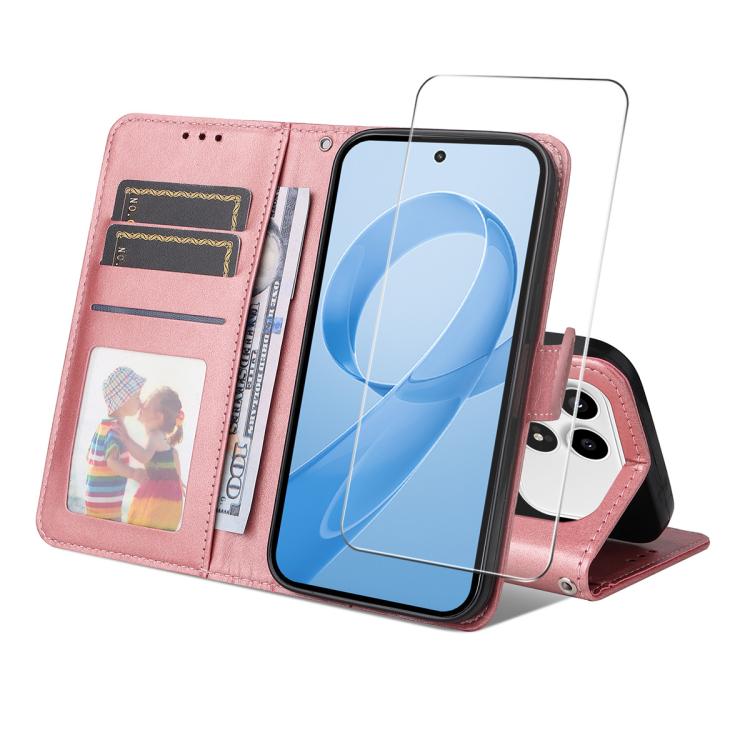 For Xiaomi Poco F8 Ultra / Redmi K90 Pro Max ENKAY Card Wallet Calf Texture Leather Phone Case with 0.18mm High Aluminum-silicon Glass Film(Pink)
For Xiaomi Poco F8 Ultra / Redmi K90 Pro Max ENKAY Card Wallet Calf Texture Leather Phone Case with 0.18mm High Aluminum-silicon Glass Film(Pink)