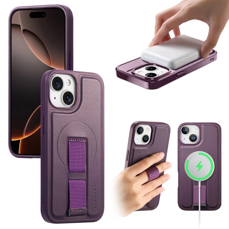 For iPhone 14 Plus CaseNeo Finger Grip Wristband MagSafe Back Phone Case(Purple)
For iPhone 14 Plus CaseNeo Finger Grip Wristband MagSafe Back Phone Case(Purple)