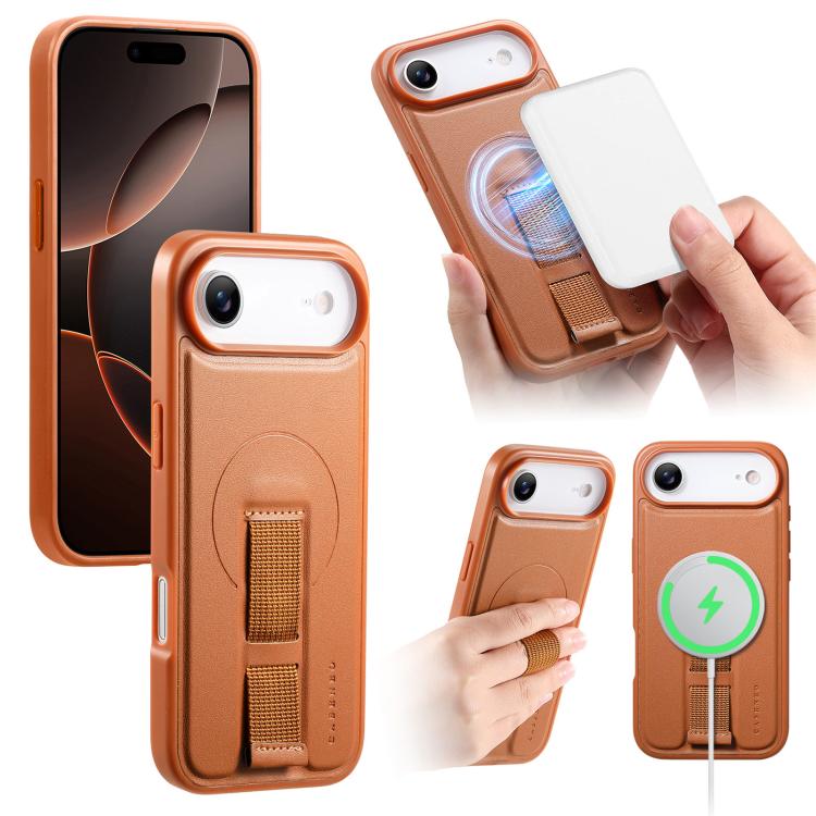 For iPhone Air CaseNeo Finger Grip Wristband MagSafe Back Phone Case(Brown)
For iPhone Air CaseNeo Finger Grip Wristband MagSafe Back Phone Case(Brown)