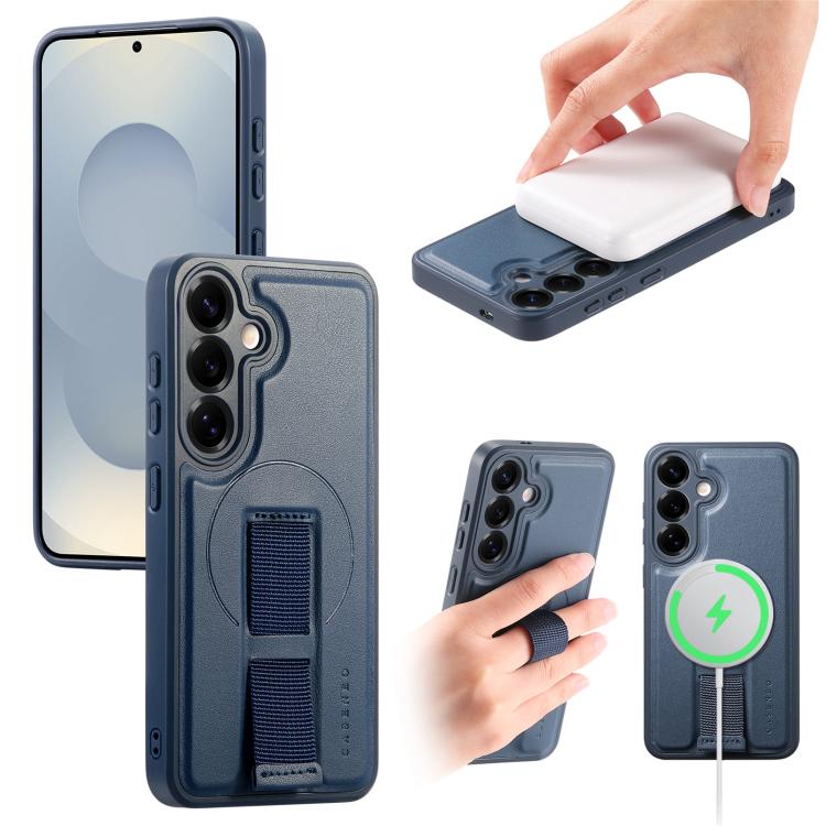 For Samsung Galaxy S24 / S25 5G CaseNeo Finger Grip Strap MagSafe Back Phone Case(Blue)
For Samsung Galaxy S24 / S25 5G CaseNeo Finger Grip Strap MagSafe Back Phone Case(Blue)