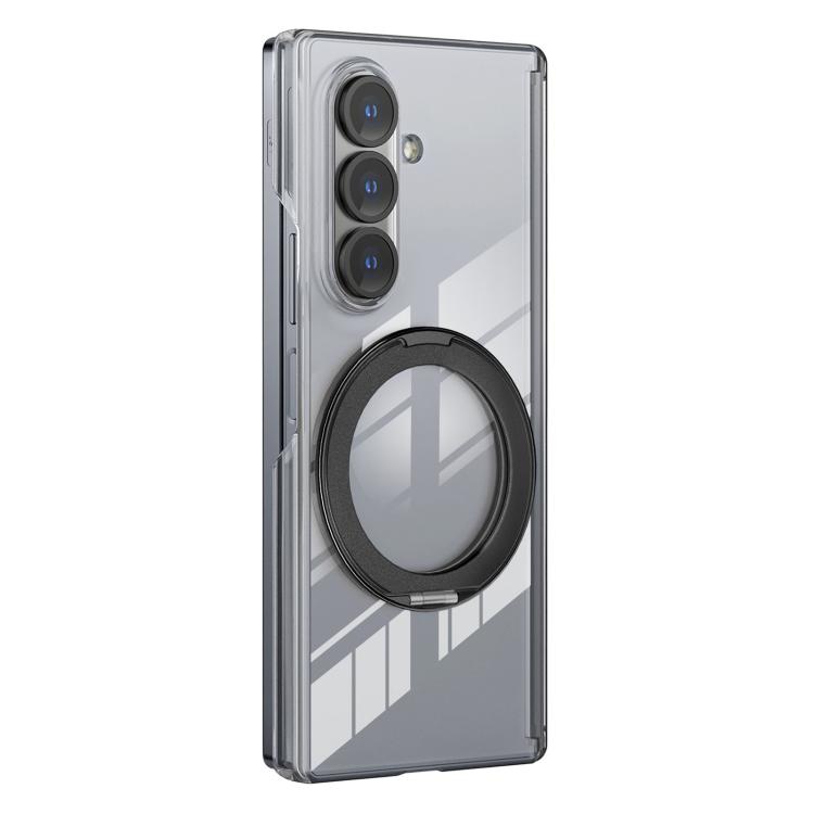 For Samsung Galaxy Z Fold7 Aluminum Alloy Holder MagSafe Crystal Hinge Phone Case(Black)
For Samsung Galaxy Z Fold7 Aluminum Alloy Holder MagSafe Crystal Hinge Phone Case(Black)