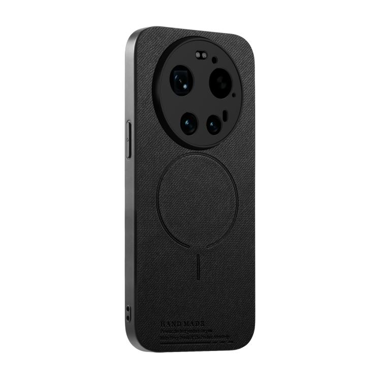 For Xiaomi 17 Ultra Fabric Magnetic PU Back Cover Phone Case(Black)
For Xiaomi 17 Ultra Fabric Magnetic PU Back Cover Phone Case(Black)