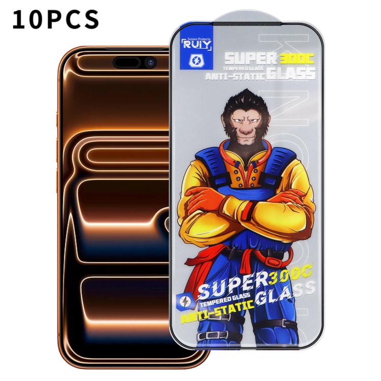 For iPhone 17 Pro 10pcs Armor 300C Ultra-Curved Anti-Static Anti-Dust Silk-Screened HD Tempered Glass Film
For iPhone 17 Pro 10pcs Armor 300C Ultra-Curved Anti-Static Anti-Dust Silk-Screened HD Tempered Glass Film