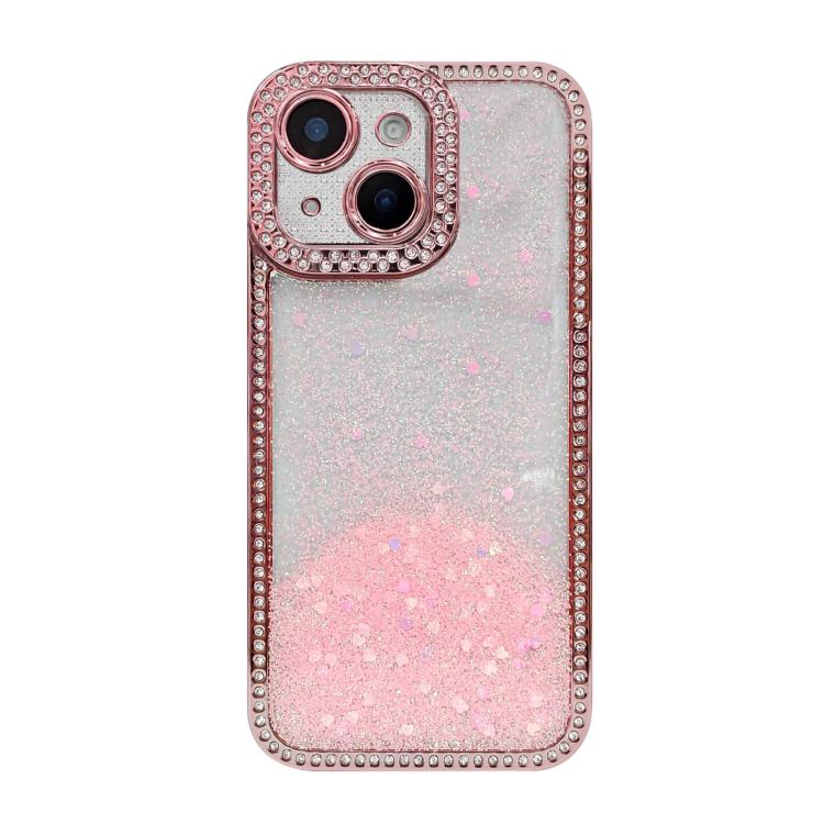For iPhone 15 Diamond Gradient Glitter Sequins Plated Phone Case(Pink)
For iPhone 15 Diamond Gradient Glitter Sequins Plated Phone Case(Pink)