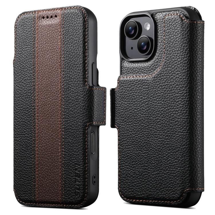 For iPhone 15 Suteni Q08 2-in-1 Multi-function Magnetic Wallet Big Litchi Vegan Leather Phone Case(Brown)
For iPhone 15 Suteni Q08 2-in-1 Multi-function Magnetic Wallet Big Litchi Vegan Leather Phone Case(Brown)