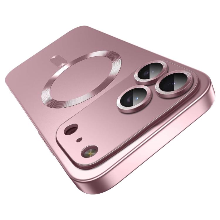 For iPhone 17 Pro Ultra thin Metallic TPU MagSafe Phone Case with Lens Film(Pink)
For iPhone 17 Pro Ultra thin Metallic TPU MagSafe Phone Case with Lens Film(Pink)
