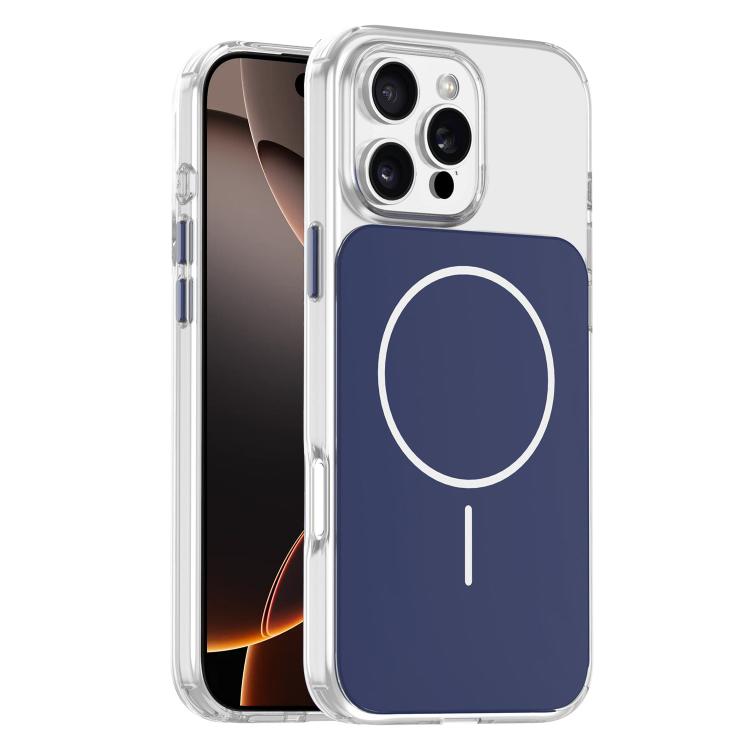 For iPhone 16 Pro Max Gold-Orange Original Color MagSafe Shockproof Phone Case(Transparent Blue)
For iPhone 16 Pro Max Gold-Orange Original Color MagSafe Shockproof Phone Case(Transparent Blue)