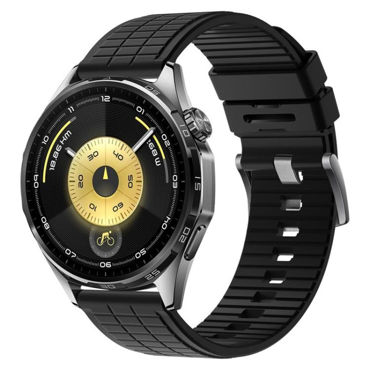 22mm Square Texture Solid Color Fluororubber Watch Band(Black)
22mm Square Texture Solid Color Fluororubber Watch Band(Black)