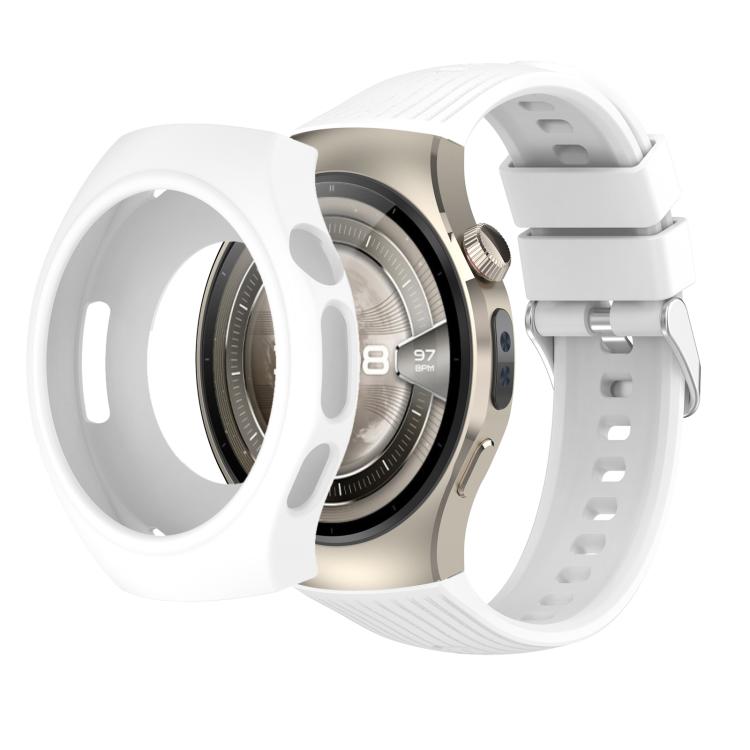 For Huawei Watch 5 42mm Silicone Watch Protective Cover Integrated Vertical Stripes Silicone Watch Band Set(White)
For Huawei Watch 5 42mm Silicone Watch Protective Cover Integrated Vertical Stripes Silicone Watch Band Set(White)