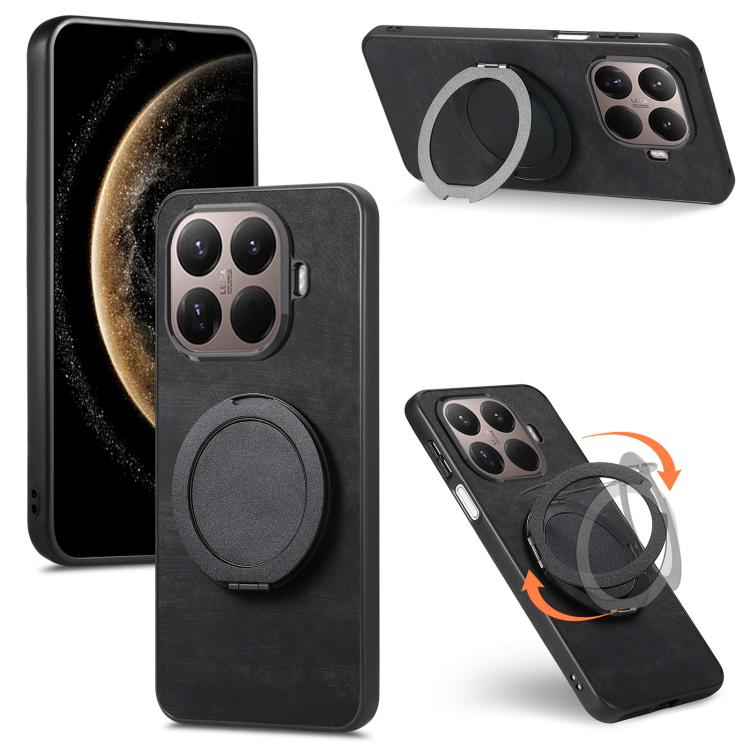 For Xiaomi 15T Pro Retro Leather Rotation Round Holder Phone Case(Black)
For Xiaomi 15T Pro Retro Leather Rotation Round Holder Phone Case(Black)
