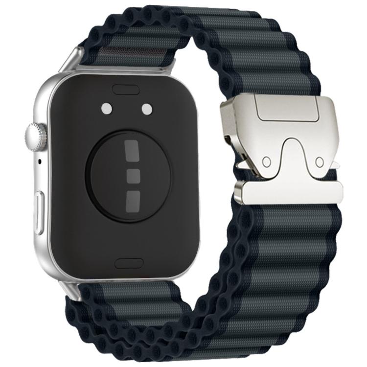 For Huawei Watch Fit 4 Pro / Fit 4 / Fit 3 Parachute Buckle Off Road Wide Ribbed Nylon Watch Band(Dark Grey Silver Buckle)
For Huawei Watch Fit 4 Pro / Fit 4 / Fit 3 Parachute Buckle Off Road Wide Ribbed Nylon Watch Band(Dark Grey Silver Buckle)