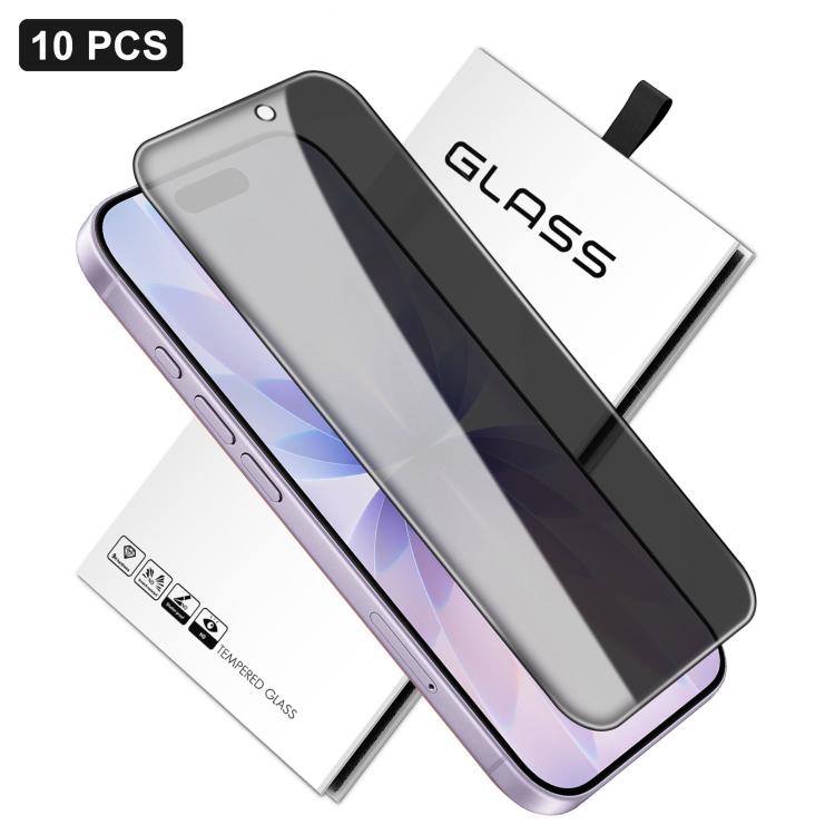 For iPhone 17 10pcs 360-Degree Privacy Silk-Screen Print Large Curved Edge High-Aluminium Tempered Glass Film
For iPhone 17 10pcs 360-Degree Privacy Silk-Screen Print Large Curved Edge High-Aluminium Tempered Glass Film