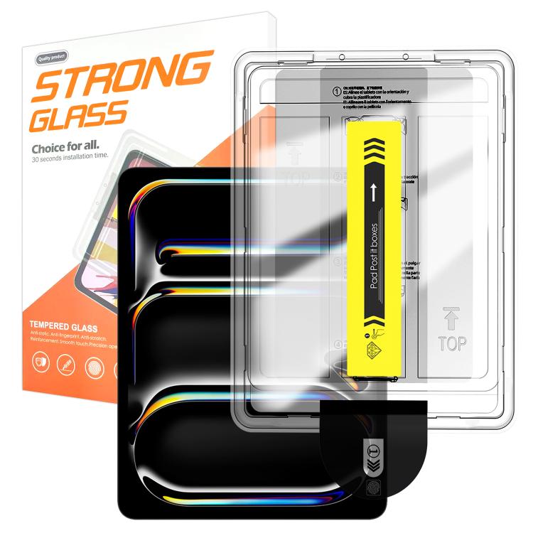 For iPad Pro 11 2025 / 2024 Easy Install Box Dust-Free HD Curved Edge Anti-Fingerprint Tempered Glass Tablet Film
For iPad Pro 11 2025 / 2024 Easy Install Box Dust-Free HD Curved Edge Anti-Fingerprint Tempered Glass Tablet Film