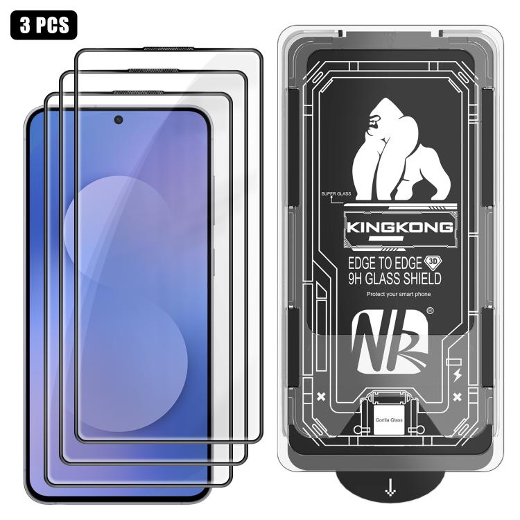 For Samsung Galaxy S25 FE 5G 3pcs Easy Install Box Dust-Free 3D Curved Edge HD Electroplated Explosion-Proof Tempered Glass Film
For Samsung Galaxy S25 FE 5G 3pcs Easy Install Box Dust-Free 3D Curved Edge HD Electroplated Explosion-Proof Tempered Glass Film