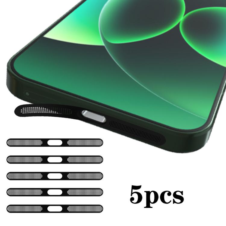 For Xiaomi 17 Pro Max 5pcs High-Density Metallic Integrated Speaker Dust Cover(Black)
For Xiaomi 17 Pro Max 5pcs High-Density Metallic Integrated Speaker Dust Cover(Black)