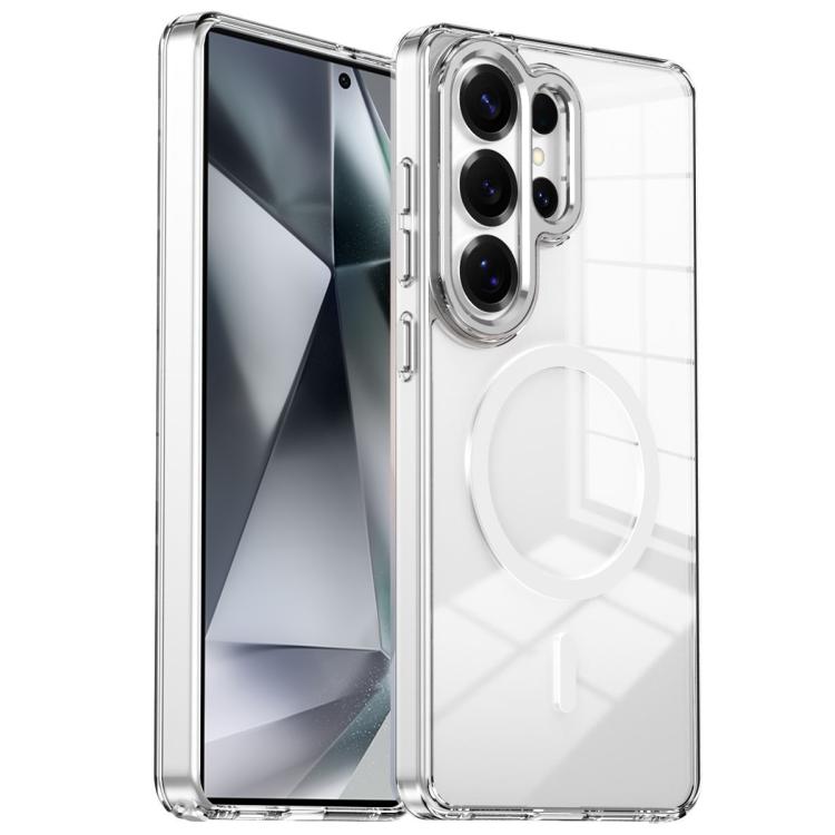 For Samsung Galaxy S24 Ultra 5G Electroplated Cat-Eye Frame Magnetic MagSafe Shockproof Phone Case(White)
For Samsung Galaxy S24 Ultra 5G Electroplated Cat-Eye Frame Magnetic MagSafe Shockproof Phone Case(White)