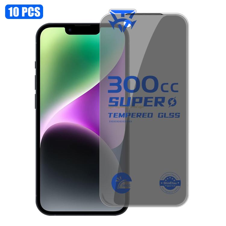 For iPhone 14 10pcs 300CC Large Arc Antistatic Corning Gorilla Privacy Tempered Glass Film
For iPhone 14 10pcs 300CC Large Arc Antistatic Corning Gorilla Privacy Tempered Glass Film
