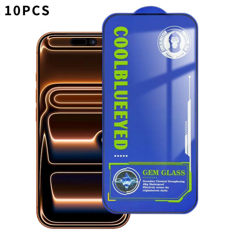 For iPhone 17 Pro Max 10pcs CoolBlueEyed Dustproof Mesh Anti-Static Silk Screen HD Tempered Glass Film
For iPhone 17 Pro Max 10pcs CoolBlueEyed Dustproof Mesh Anti-Static Silk Screen HD Tempered Glass Film