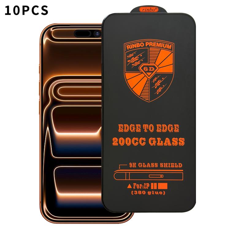 For iPhone 17 Pro Max 10pcs 200CC 6D Anti-Static Screen Printing HD Tempered Glass Flim
For iPhone 17 Pro Max 10pcs 200CC 6D Anti-Static Screen Printing HD Tempered Glass Flim