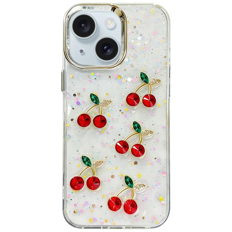 For iPhone 15 Glitter 3D Cherry Epoxy Resin Phone Case(Cherry)
For iPhone 15 Glitter 3D Cherry Epoxy Resin Phone Case(Cherry)