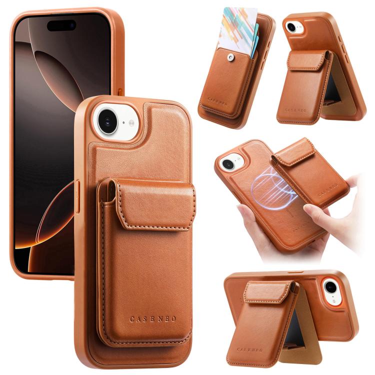 For iPhone 17e / 16e CaseNeo Retro Multi-Card Bag Magnetic Back Phone Case(Brown)
For iPhone 17e / 16e CaseNeo Retro Multi-Card Bag Magnetic Back Phone Case(Brown)