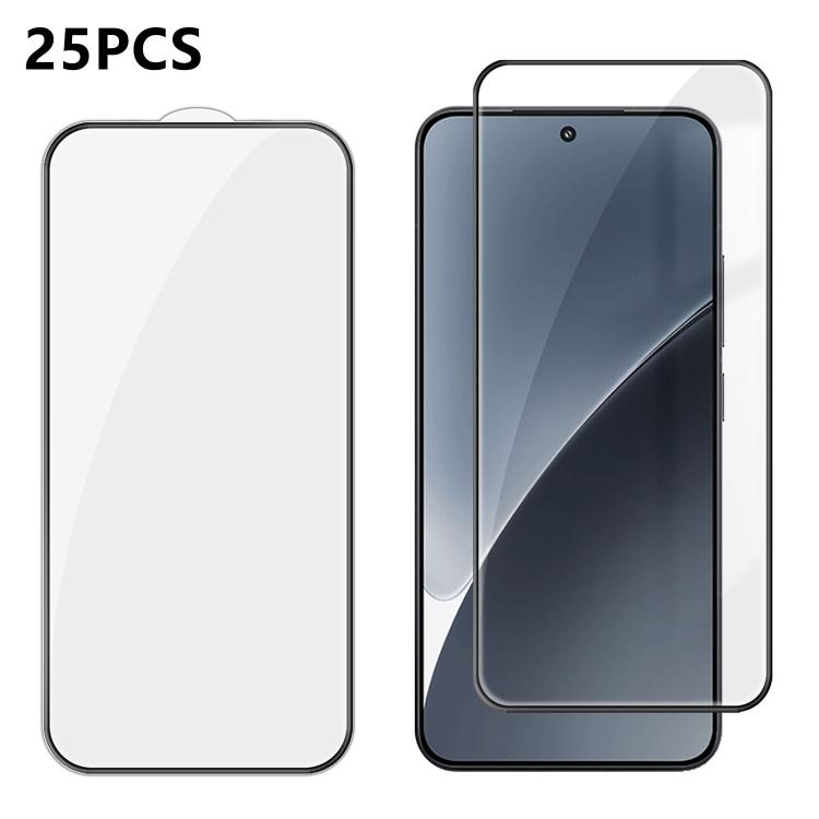 For Xiaomi 15 25pcs High-Aluminum Full-Coverage Anti-Fingerprint Screen-Printed HD Tempered Glass Film
For Xiaomi 15 25pcs High-Aluminum Full-Coverage Anti-Fingerprint Screen-Printed HD Tempered Glass Film