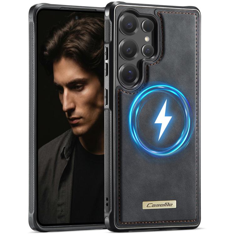 For Samsung Galaxy S25 Ultra 5G CaseMe C69 Series Magnetic Vegan Leather Back Phone Case(Black)
For Samsung Galaxy S25 Ultra 5G CaseMe C69 Series Magnetic Vegan Leather Back Phone Case(Black)