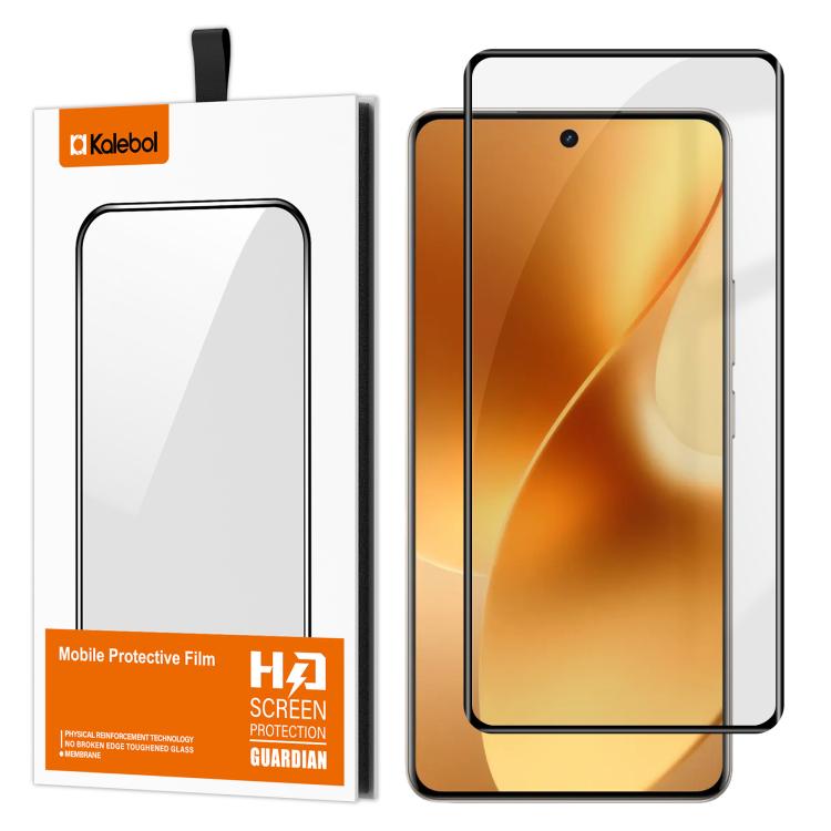 For Realme 15 Pro 5G Kalebol Curved Full Glue High-Aluminum Full-Coverage Anti-Fingerprint Screen-Printed HD Tempered Glass Film
For Realme 15 Pro 5G Kalebol Curved Full Glue High-Aluminum Full-Coverage Anti-Fingerprint Screen-Printed HD Tempered Glass Film