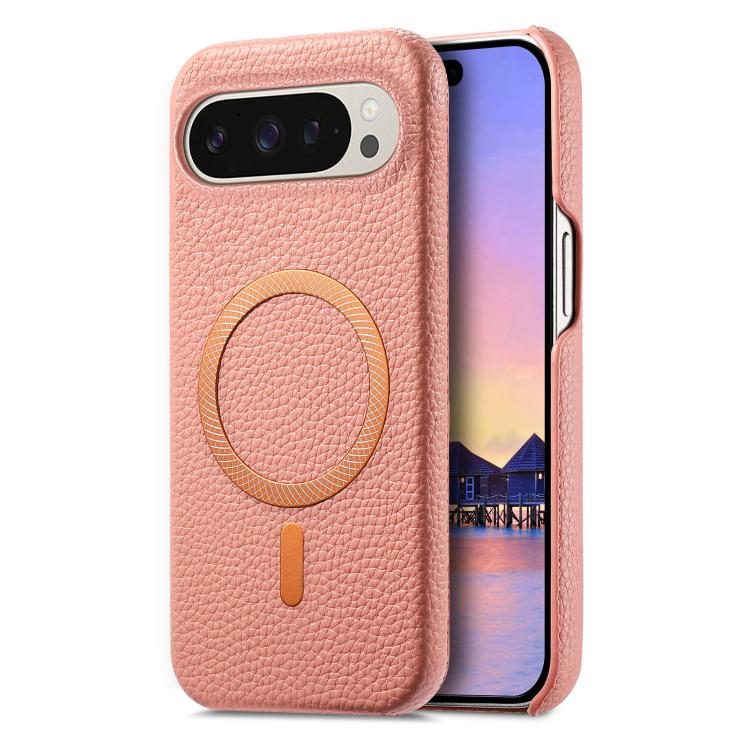 For Google Pixel 10a Litchi Texture Brushed MagSafe PU Back Cover Phone Case(Pink)
For Google Pixel 10a Litchi Texture Brushed MagSafe PU Back Cover Phone Case(Pink)