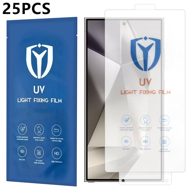 For Galaxy S24 Ultra 5G 25pcs Ultra-Thin Full-Screen Coverage Full Glue HD UV Curing Film
For Galaxy S24 Ultra 5G 25pcs Ultra-Thin Full-Screen Coverage Full Glue HD UV Curing Film