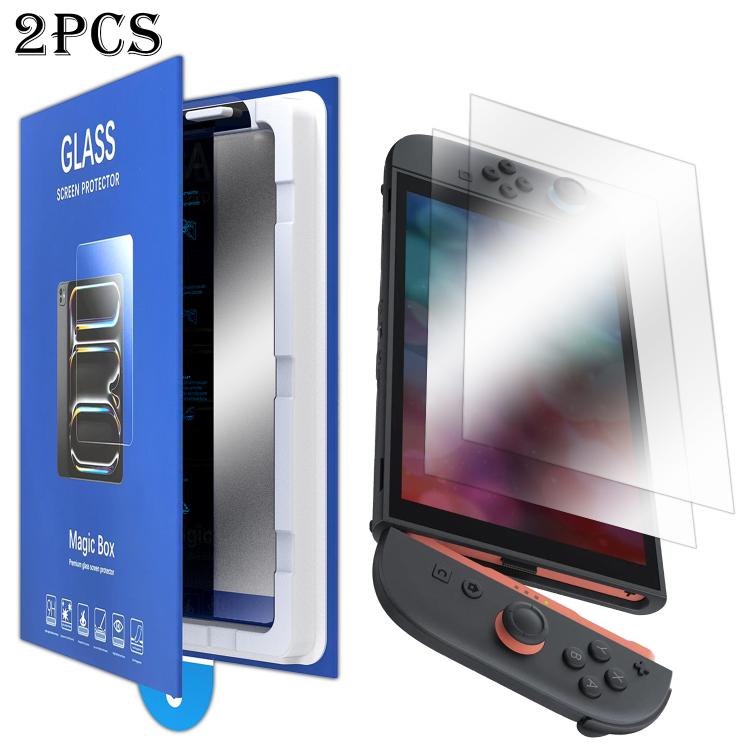 For Nintendo Switch 2 2pcs Book Box Dust-Free Chamber High-Definition Dust-Free Instant Game Console Tempered Glass Film
For Nintendo Switch 2 2pcs Book Box Dust-Free Chamber High-Definition Dust-Free Instant Game Console Tempered Glass Film