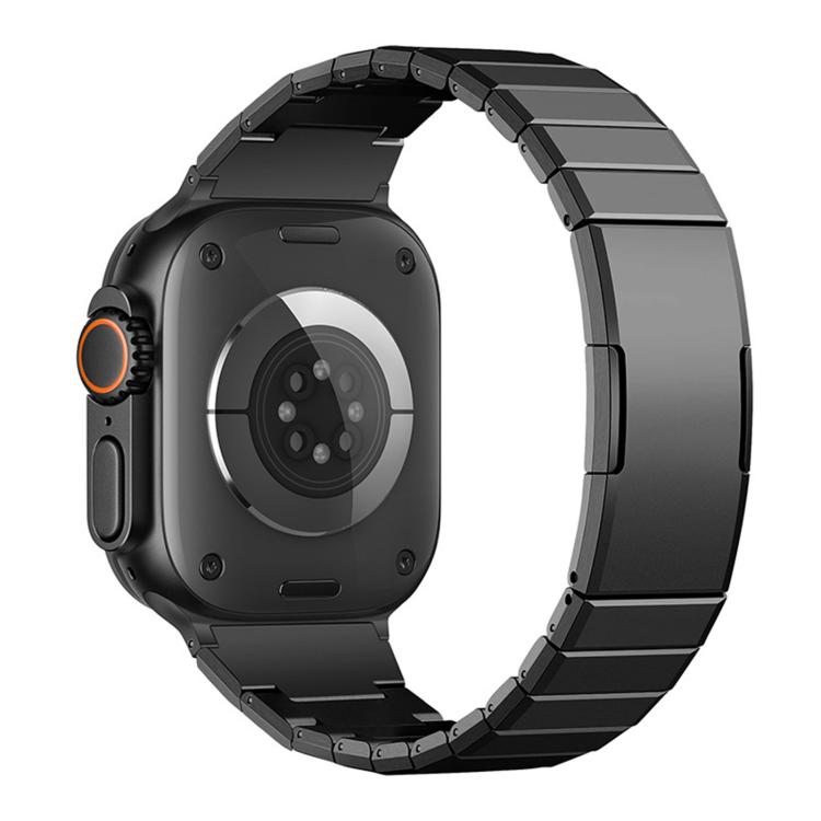 For Apple Watch 42 / 44 / 45 / 46 / 49mm One Bead Butterfly Clasp Adjustable Link Stainless Steel Watch Band(Black)
For Apple Watch 42 / 44 / 45 / 46 / 49mm One Bead Butterfly Clasp Adjustable Link Stainless Steel Watch Band(Black)
