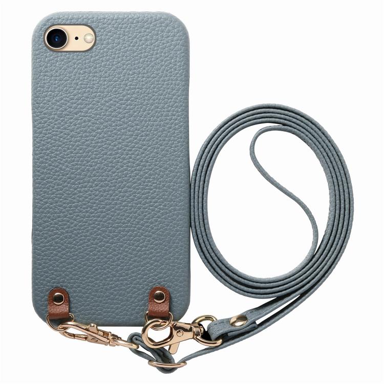 For iPhone 17e / 16e Metal Buckle Crossbody Lanyard Litchi Texture PU Back Phone Case(Blue)
For iPhone 17e / 16e Metal Buckle Crossbody Lanyard Litchi Texture PU Back Phone Case(Blue)