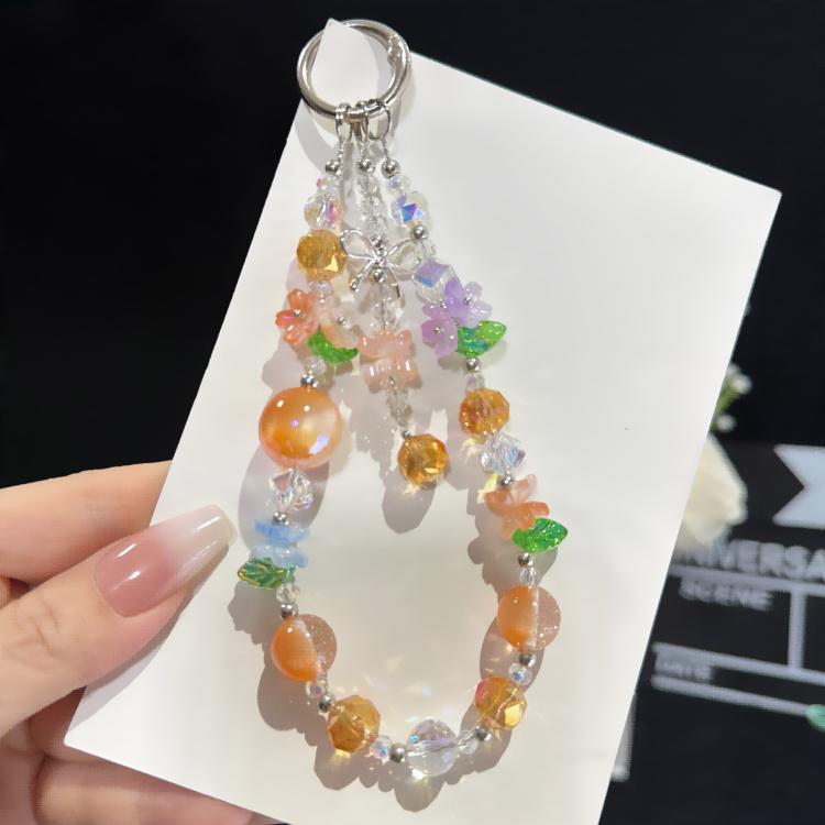 Sweet Floral Beaded Iridescent Crystal Chain(Orange)
Sweet Floral Beaded Iridescent Crystal Chain(Orange)