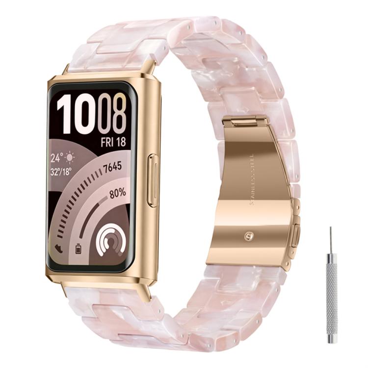 For Huawei Band 11 / Band 11 Pro Butterfly Clasp Three Beads Resin Watch Band with Removal Tool(Powder White)
For Huawei Band 11 / Band 11 Pro Butterfly Clasp Three Beads Resin Watch Band with Removal Tool(Powder White)