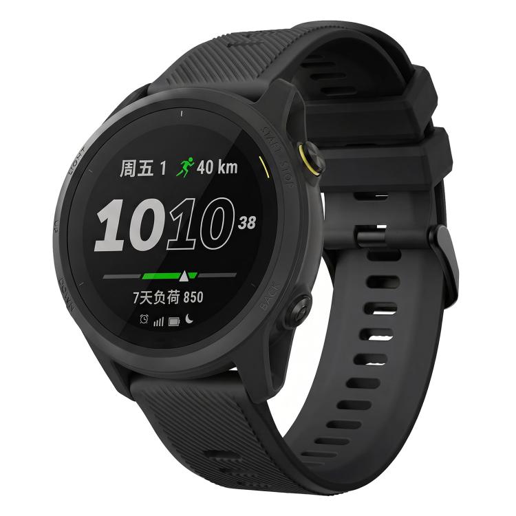22mm Twill Texture Solid Color Silicone Watch Band,(Black)
22mm Twill Texture Solid Color Silicone Watch Band,(Black)