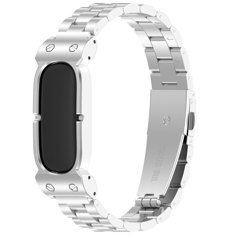 For Google Fitbit Air Metal Case Three Beads Folding Buckle Stainless Steel Watch Band(Silver)
For Google Fitbit Air Metal Case Three Beads Folding Buckle Stainless Steel Watch Band(Silver)