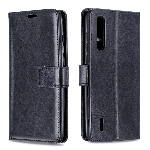 

For Xiaomi Mi 9 Lite / CC9 Crazy Horse Texture Horizontal Flip Leather Case with Holder & Card Slots & Wallet & Photo Frame(Black)