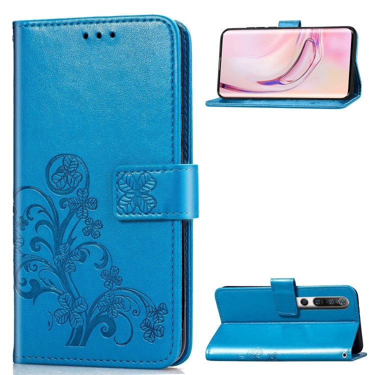 For Xiaomi 10 Four-leaf Clasp Embossed Buckle Mobile Phone Protection Leather Case with Lanyard & Card Slot & Wallet & Bracket Function(Blue)
For Xiaomi 10 Four-leaf Clasp Embossed Buckle Mobile Phone Protection Leather Case with Lanyard & Card Slot & Wallet & Bracket Function(Blue)