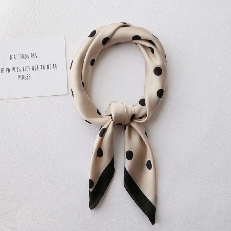 Summer Women Silk Dot Print Professional Square Scarf Small Scarf, Size:70 x 70cm(Dot Beige)
Summer Women Silk Dot Print Professional Square Scarf Small Scarf, Size:70 x 70cm(Dot Beige)
