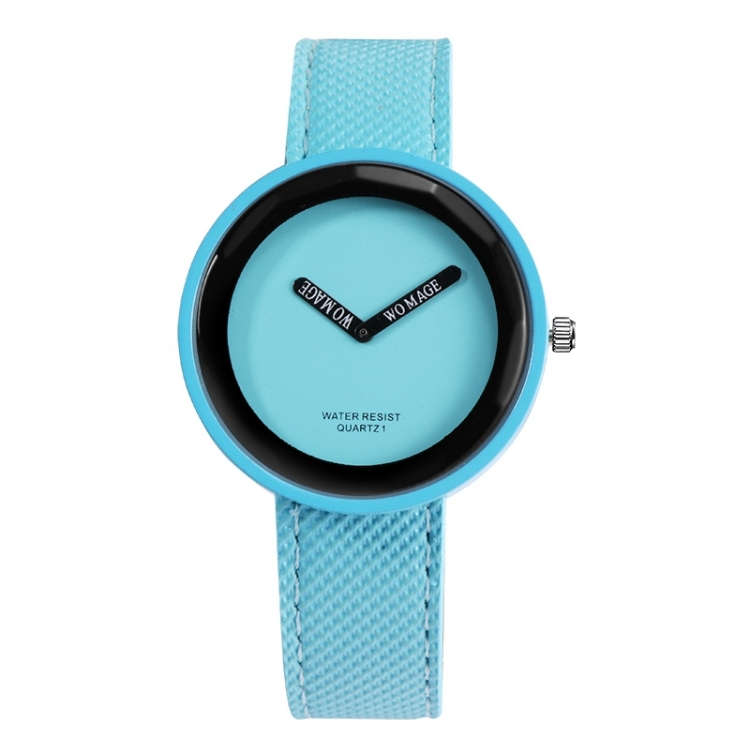 Simple Style Round Dial Matte Leather Strap Quartz Watch for Men / Women(Blue)
Simple Style Round Dial Matte Leather Strap Quartz Watch for Men / Women(Blue)