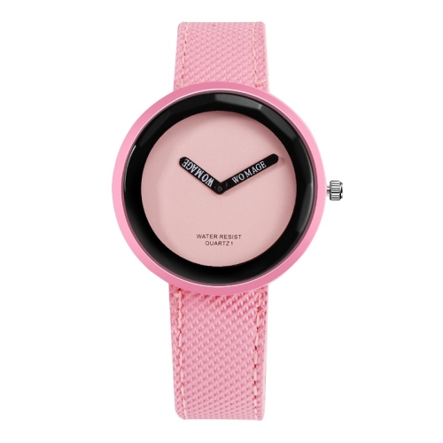 Simple Style Round Dial Matte Leather Strap Quartz Watch for Men / Women(Pink)
Simple Style Round Dial Matte Leather Strap Quartz Watch for Men / Women(Pink)