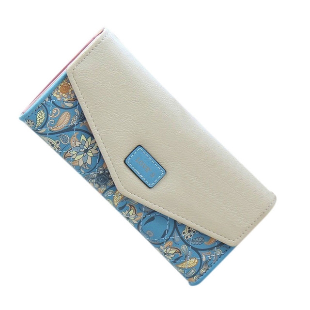 Fashion Ladies Leather Clutch Bag Purse Long Cartoon Wallet Coin Purse(Light Blue)
Fashion Ladies Leather Clutch Bag Purse Long Cartoon Wallet Coin Purse(Light Blue)