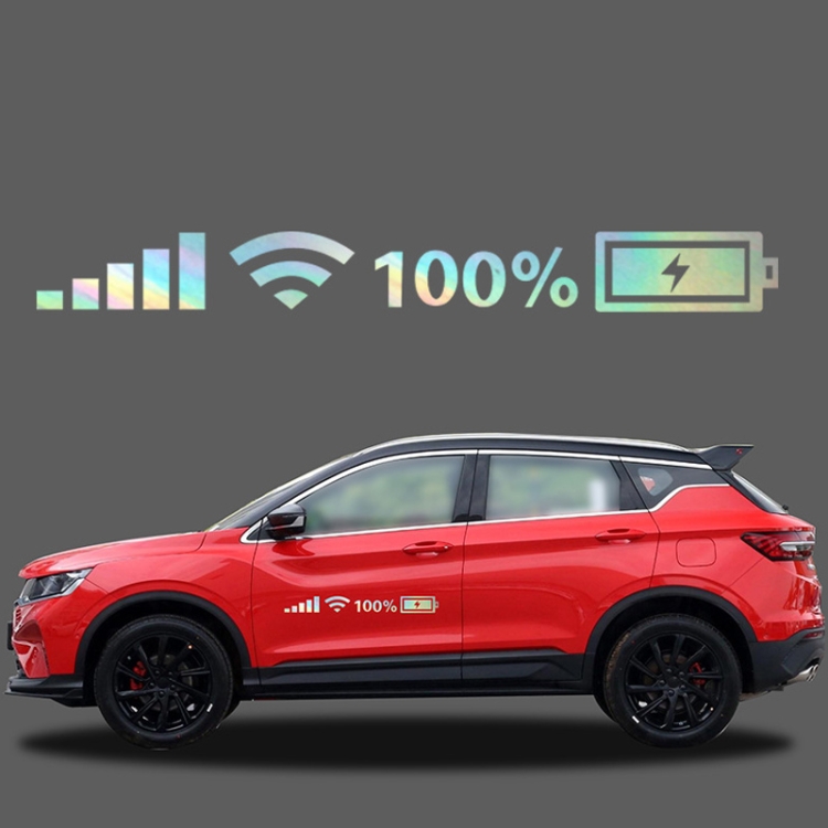 10 PCS Car Windshield Stickers Signal WiFi Power Vinyl Decal Car Stickers, Size: L(Colorful Laser)
10 PCS Car Windshield Stickers Signal WiFi Power Vinyl Decal Car Stickers, Size: L(Colorful Laser)