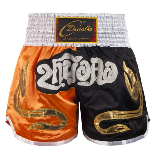 ZhuoAo Muay Thai/Boxing/Sanshou/Fighting Shorts for Men and Women, Size:XS(Orange Black Stitching)
ZhuoAo Muay Thai/Boxing/Sanshou/Fighting Shorts for Men and Women, Size:XS(Orange Black Stitching)