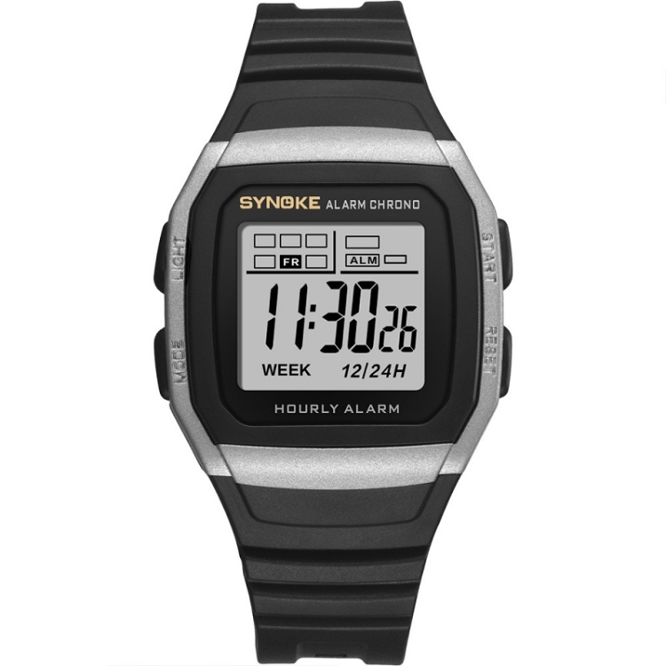 SYNOKE 9023B Multifunctional Sports Shockproof & Waterproof Electronic Watch(Silver)
SYNOKE 9023B Multifunctional Sports Shockproof & Waterproof Electronic Watch(Silver)